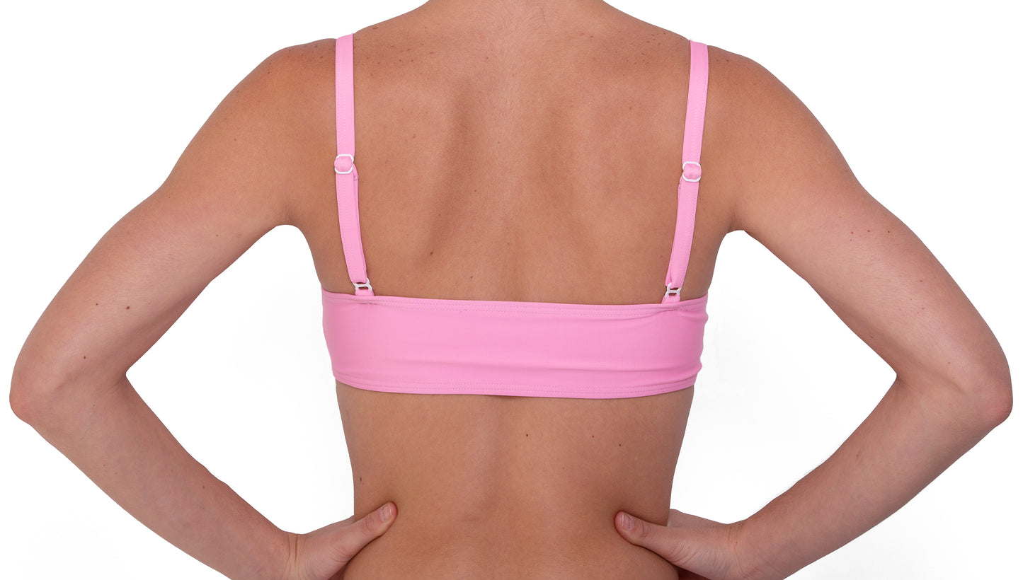FRANKIE Sculpt top with adjustable over the shoulder straps and under bust elastic for support